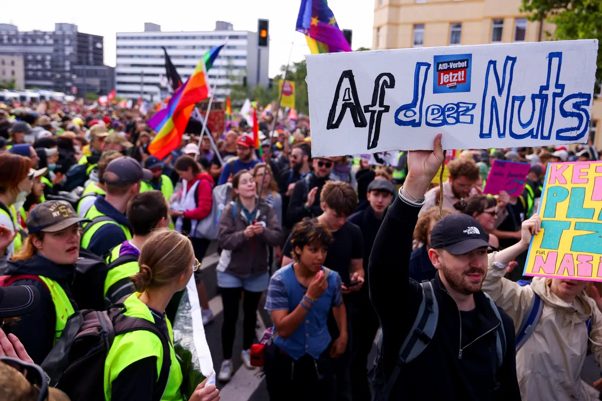 FOTO / Tisuće na ulicama njemačkog grada na prosvjedu protiv AfD-a