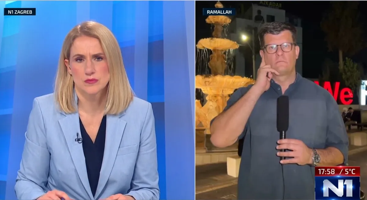 Hrvoje Krešić iz Ramale za N1 o učestalim napadima izraelskih doseljenika na Palestince