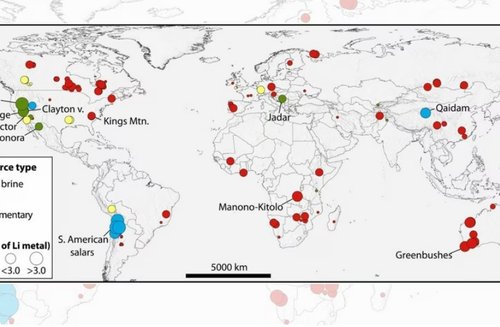 Nalazište litija u svijetu