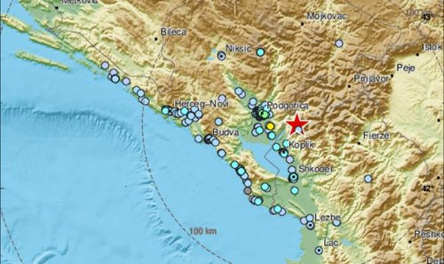 potres podgorica