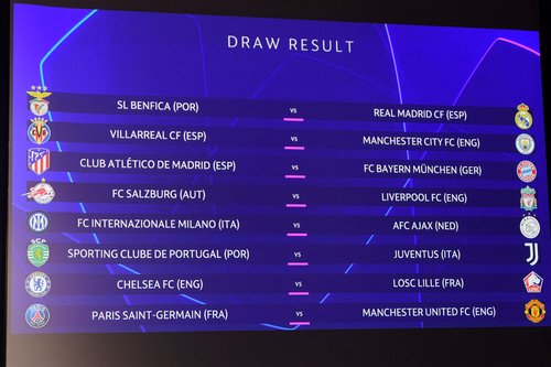 Champions League - Round of 16 Draw