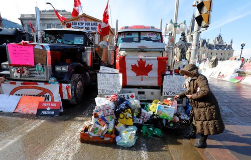 Truckers and their supporters continue to protest COVID-19 vaccine mandates in Ottawa