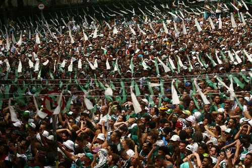 palmeiras, navijači, tribina,