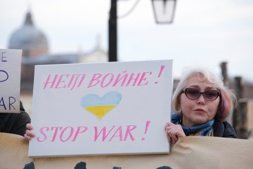 prosvjed, Ukrajina, rat