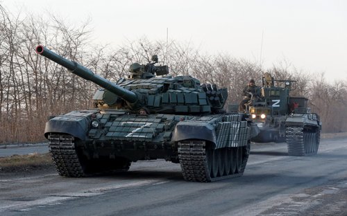 Ruski tenkovi, ruski konvoj, ruske snage, ruski vojnici