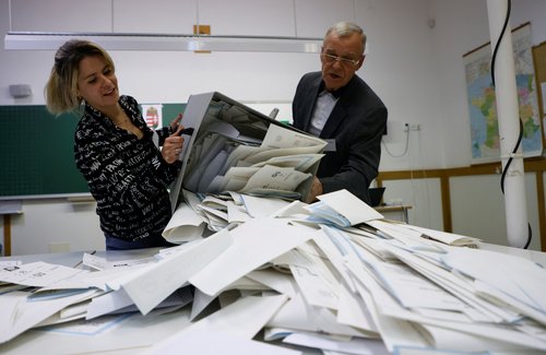 Hungarian parliamentary elections in Budapest
