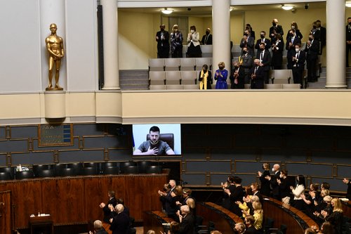 Ukrainian President addresses the Finnish Parliament