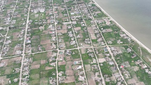 Drone footage shows destruction in Oleksandrivka, Kherson region