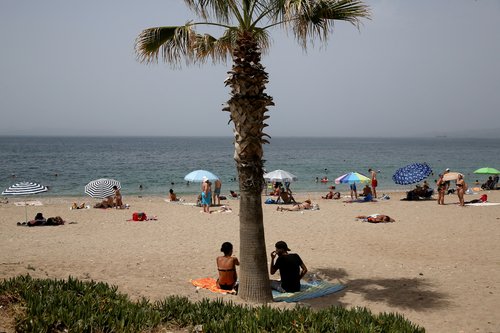 FILE PHOTO: Greece experiences heatwave, in Athens