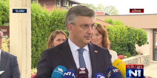 andrej plenković slunj