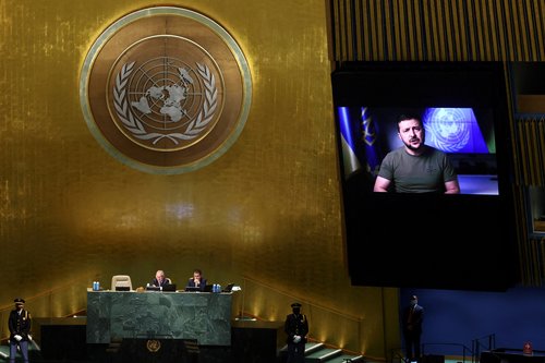 World leaders address the 77th Session of the United Nations General Assembly at U.N. Headquarters in New York City
