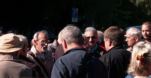 prosvjed, peščenica, otpad