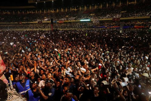 Overcrowded stadium crush kills people in Congolese capital