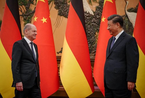 German Chancellor Scholz visits China