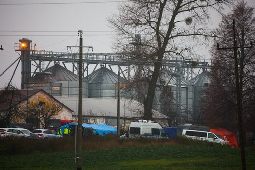 Explosion kills two in Poland near Ukraine border