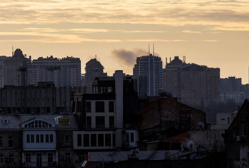 Kiejv, invazija na ukrajinu, zračni napadi, zračna uzbuna