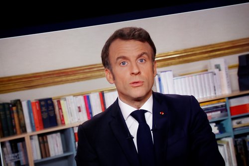 France's Macron makes New Year address