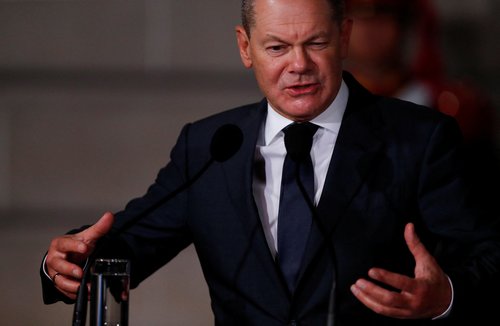 German Chancellor Scholz meets with Argentina's President Fernandez, in Buenos Aires