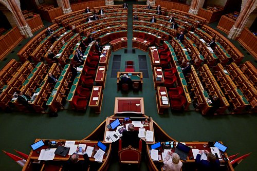 Hungary's parliament votes on the ratification process of Finland's NATO entry