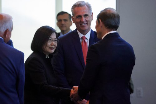 Predsjednica Tajvana Tsai Ing-wen, Kevin McCarthy, in