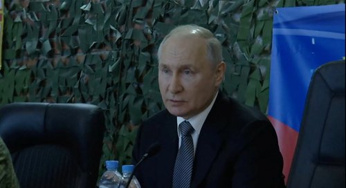 Russian President Vladimir Putin visits Kherson Region