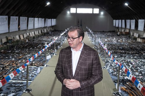 Serbia tries to crack down on illegal weapons following deadly shootings