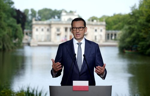 Italian Prime Minister Giorgia Meloni visits Warsaw