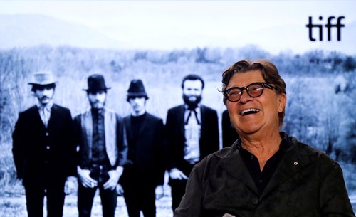 FILE PHOTO: Robbie Robertson, songwriting force in rock group The Band, dies at 80