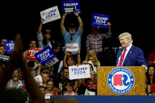 South Dakota Republican party rally in Rapid City