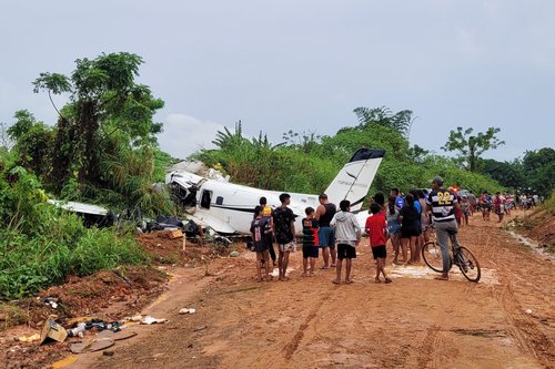 Plane crash in Barcelos