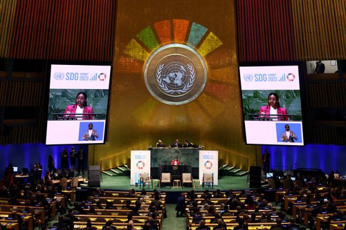 Sustainable Development Goals (SDG) Summit at United Nations headquarters in New York
