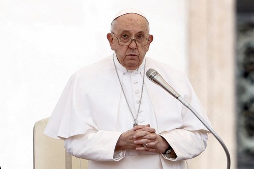FILE PHOTO: Pope Francis holds weekly general audience