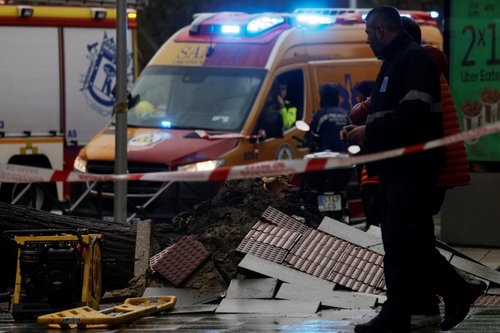 Fallen tree kills woman during Storm Ciaran in Madrid