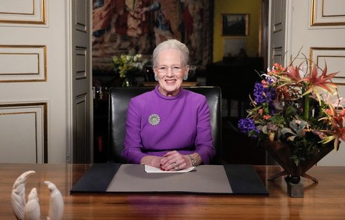 The Danish Queen Margrethe II makes a New Year's speech and announces her abdication, Copenhagen, Denmark