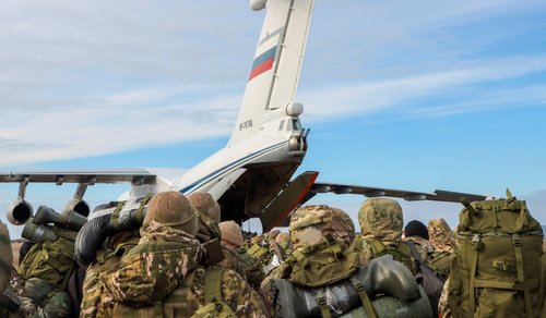 Russia's service members depart for front line amid Russia-Ukraine conflict