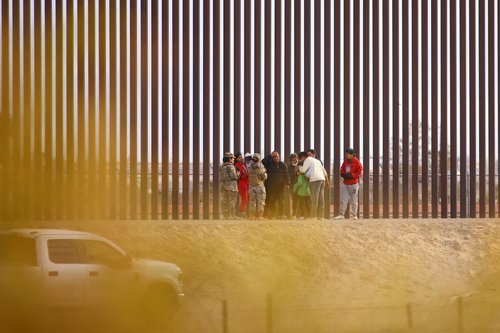Migrants try to reach the United States from Mexico, in Ciudad Juarez