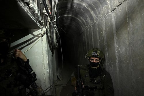Israeli forces operate in the Gaza Strip