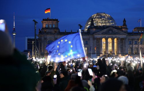 Protest against the Alternative for Germany party (AfD)