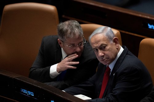 FILE PHOTO: Vote on a contentious plan to overhaul the country's legal system, in Jerusalem