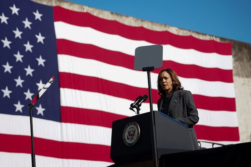 U.S Vice President Harris attends an event to mark the 'Bloody Sunday' anniversary, in Selma