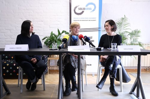 12.03.2024., Zagreb, Hrvatska_ Solidarna_press konferencijaFoto: Anto Magzan