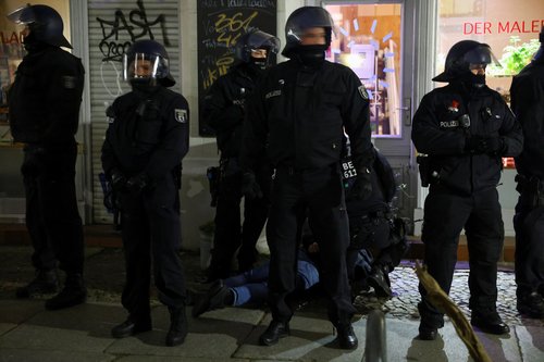Pro-RAF march in Berlin