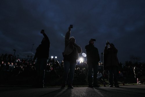 Total solar eclipse darkens skies over parts of North America