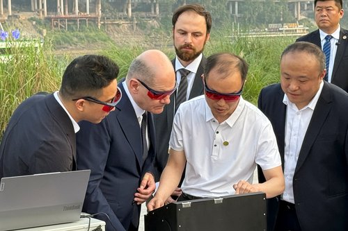 German Chancellor Scholz in China