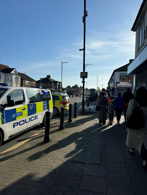 Stabbing incident in Ilford, London