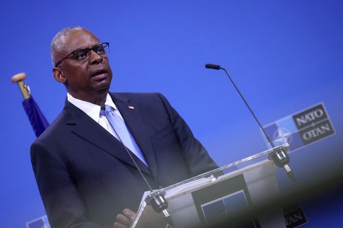 FILE PHOTO: NATO defence ministers meet in Brussels