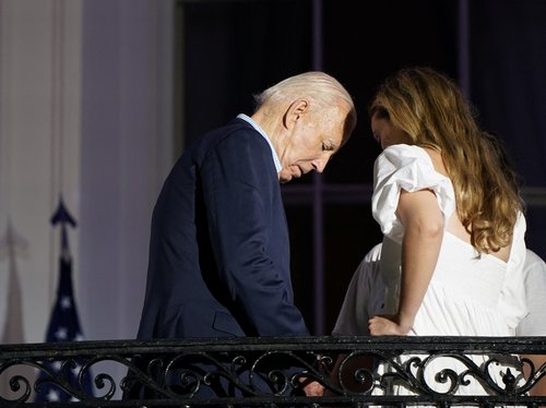 U.S. President Joe Biden and first lady Jill Biden host an Independence Day celebration at the White House in Washington