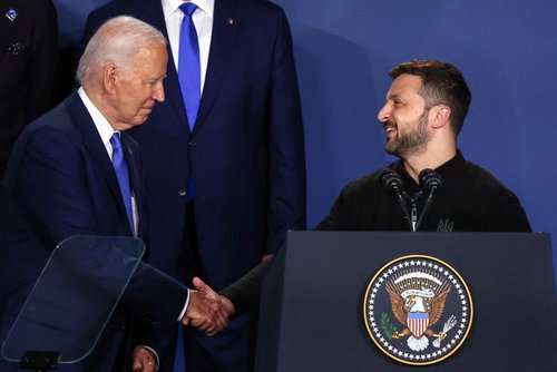 Biden i Zelenski