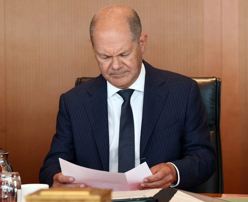 Weekly German cabinet meeting in Berlin