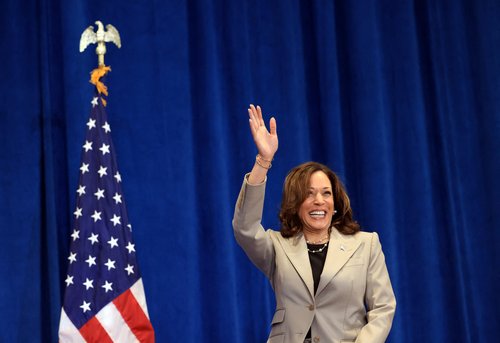 U.S. Vice President Kamala Harris campaigns in Fayetteville